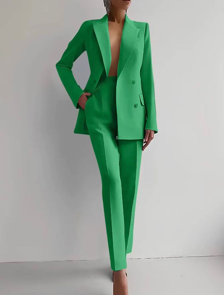 Blazer & Pants Two Piece Set
