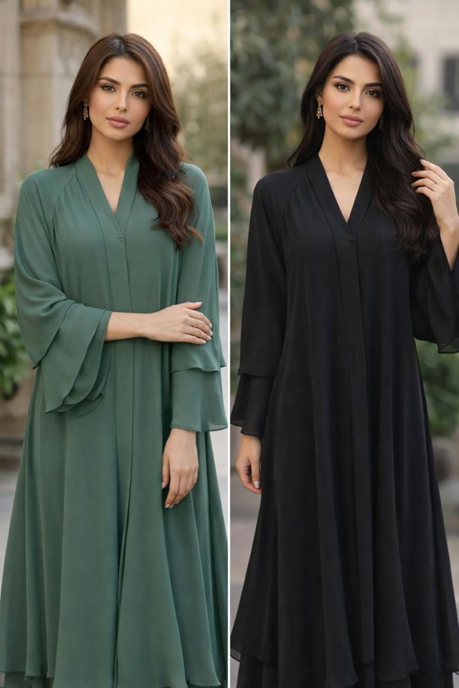 Layered Cloché Abaya